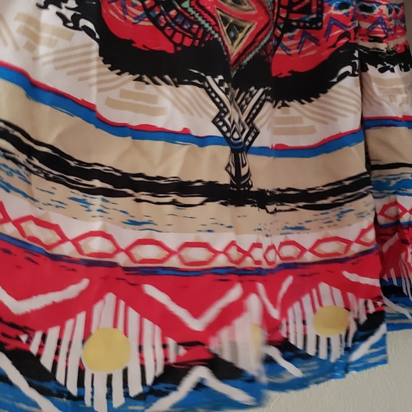 Beautiful Boho Off the Shoulder Shirt - Picture 3 of 6